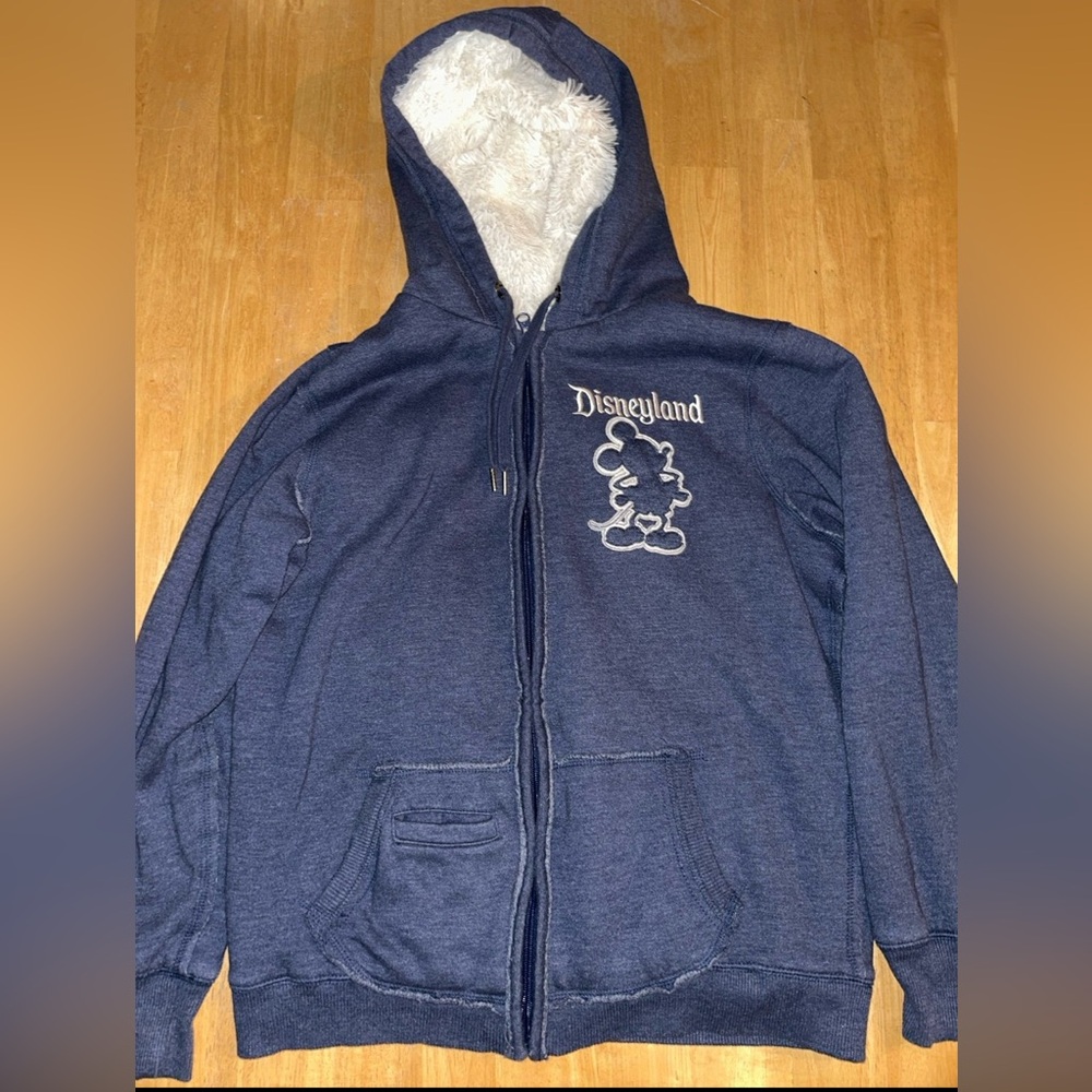 Disneyland Disney parks 55th anniversary zip up hoodie sweatshirt woman’s Large